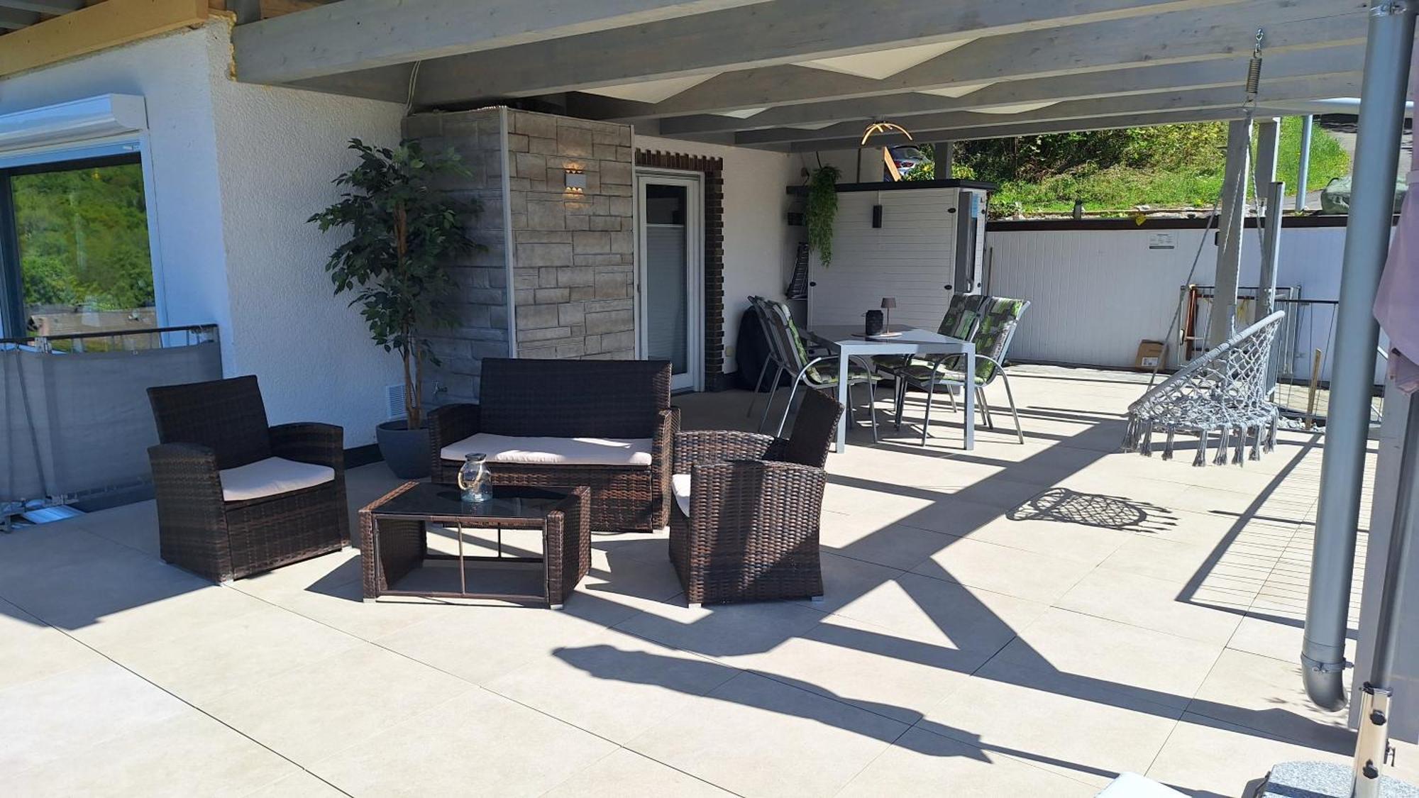 Seeblick-Ferienwohnung Im "Ferienhaus Agger-Blick" Mit Traumhafter Sonnen-Terrasse, Sauna, E-Kamin & Kajak غومرسباخ المظهر الخارجي الصورة